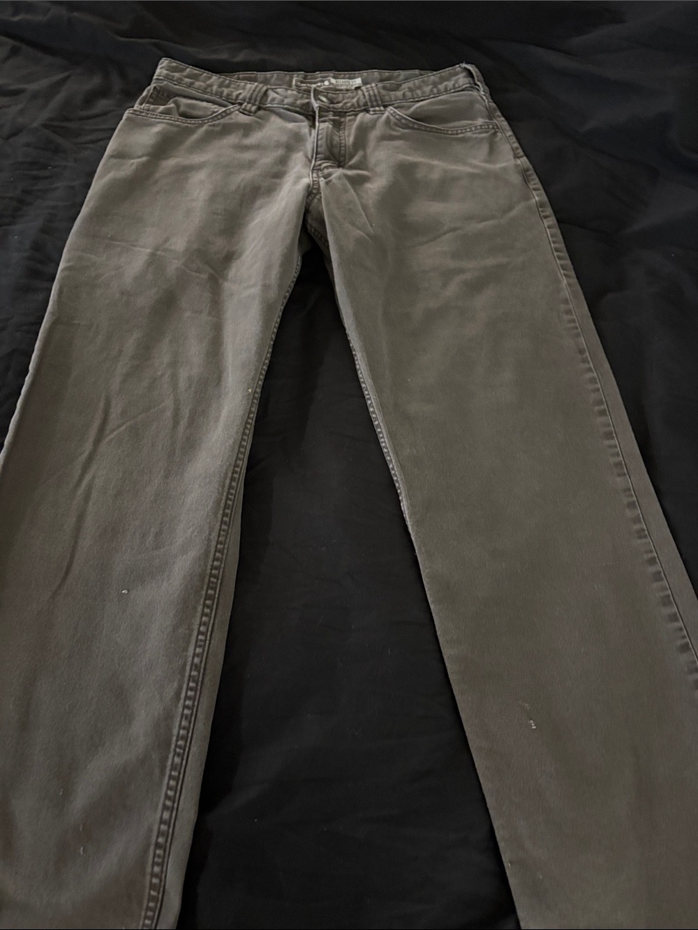 Carhartt Men's Straight Jeans in Olive Green